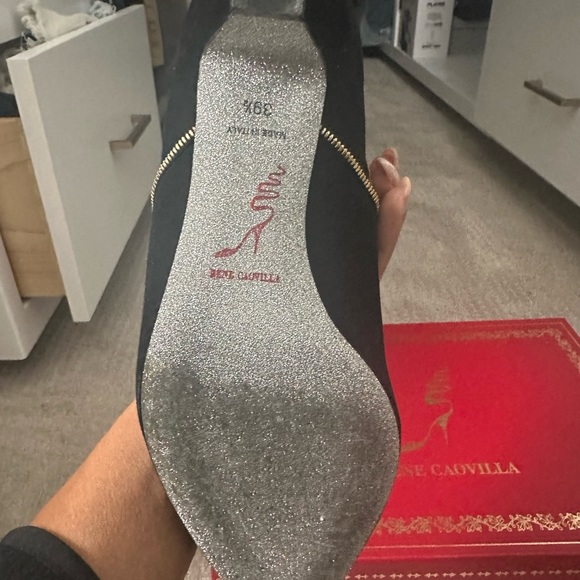 Rene Caovilla Suede Ankle Boots - Picture 4 of 7